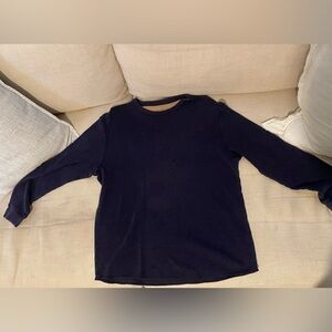 Eddie Bauer | Navy Blue Long Sleeve Cotton Shirt